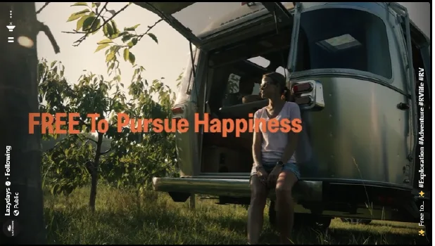 Lazydays RV Instagram Reel — the freedom of the RV lifestyle